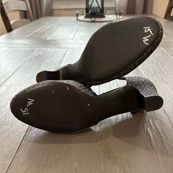 Ros Hommerson Black and Silver Heels - Picture 6 of 8